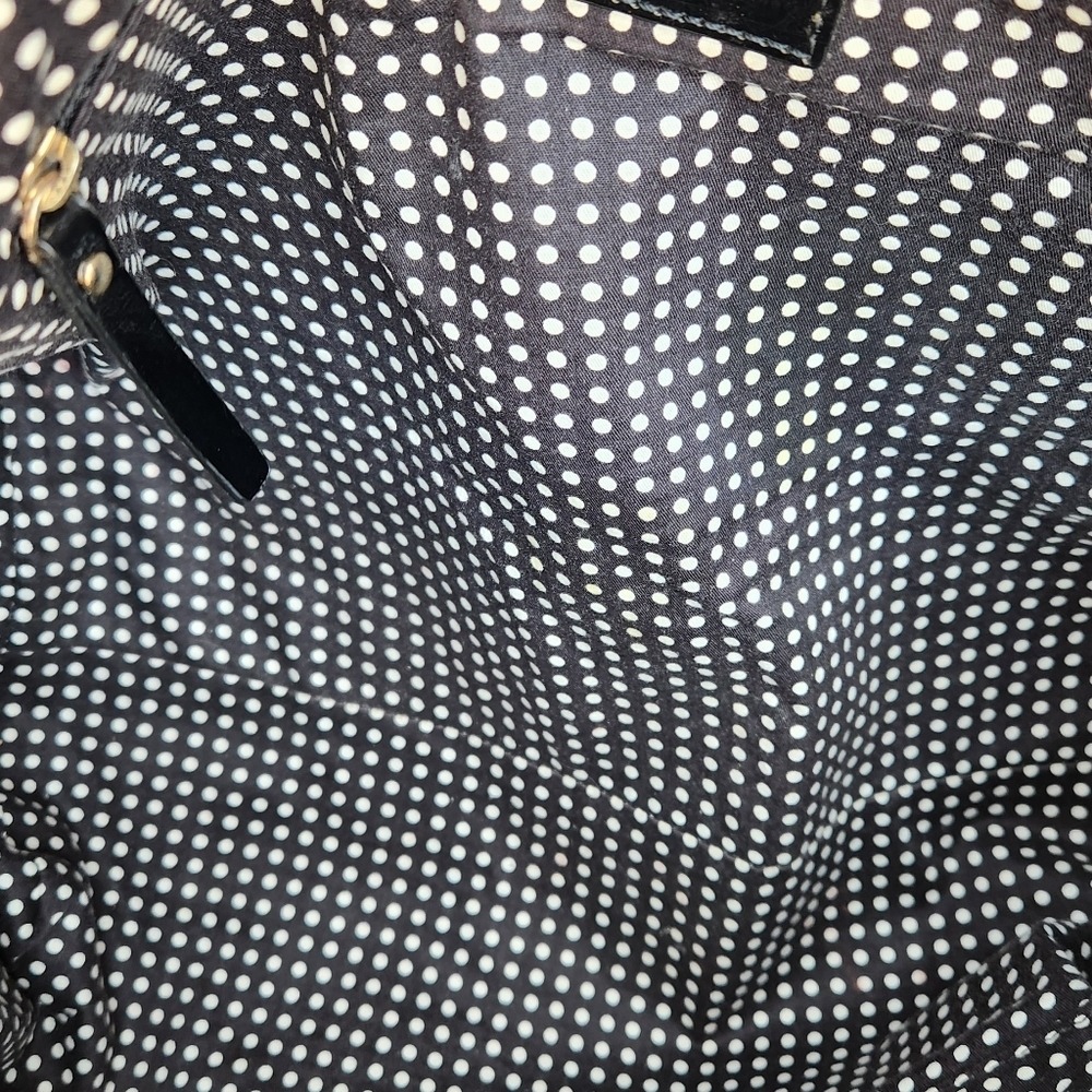 Kate Spade Stevie Classic Nylon Tote Black w/ Patent Leather Trim - Picture 8 of 12